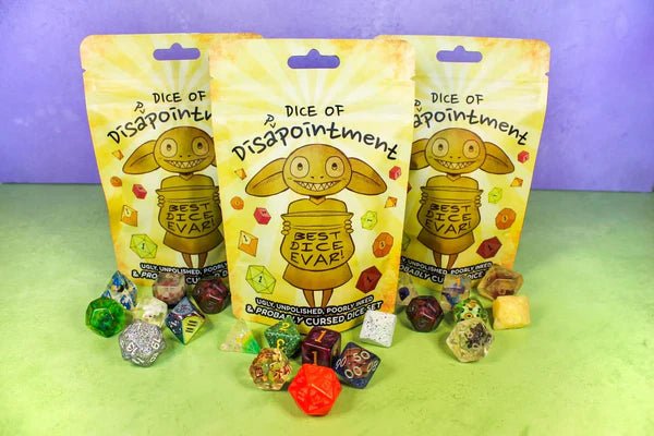 Dice of Disappointment - 7pc Mystery Bag | Buy Online from The Home Crafters