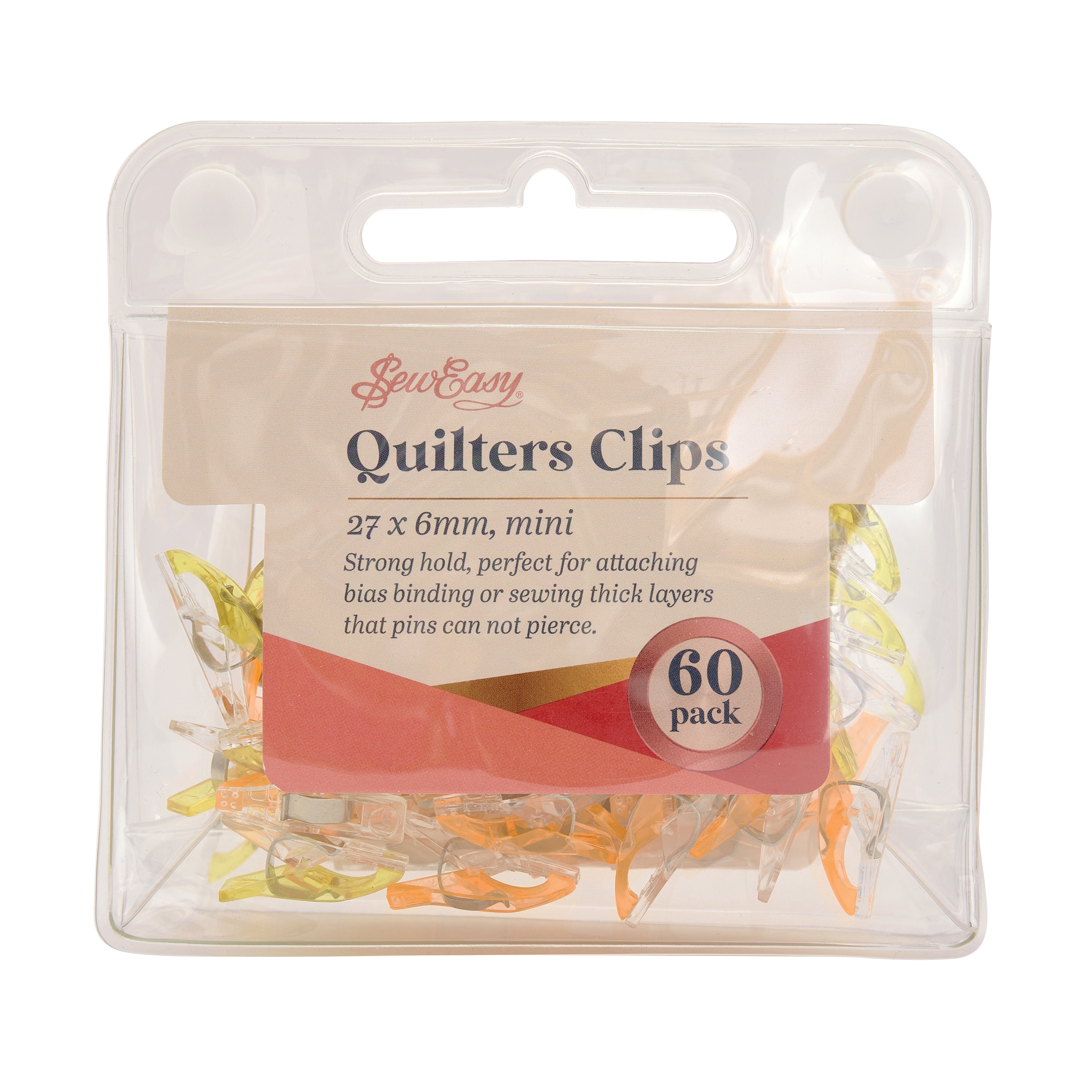 Sew Easy: Mini Quilters Clips - 60pc