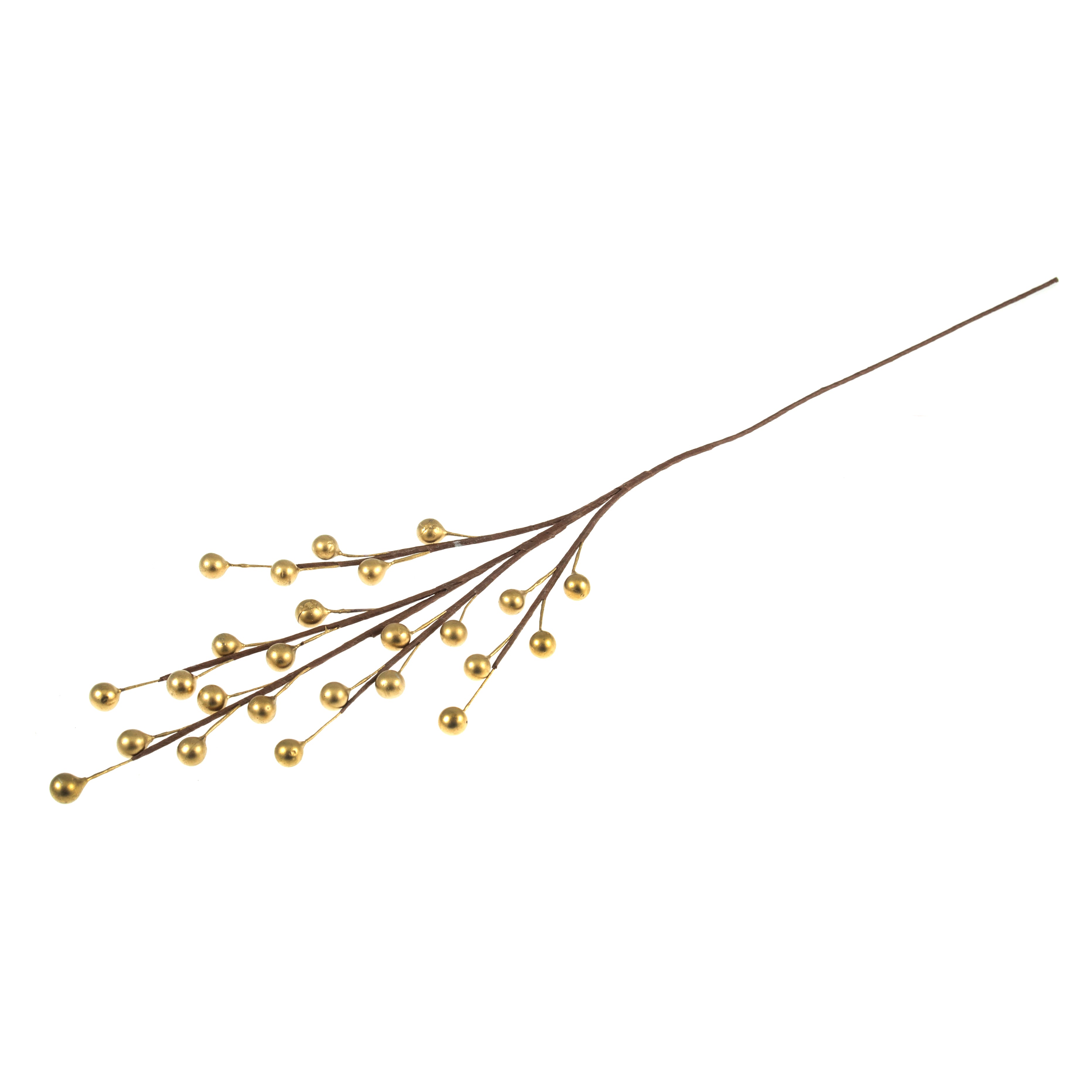Large Berry Branch: 1 Piece: Gold or Silver