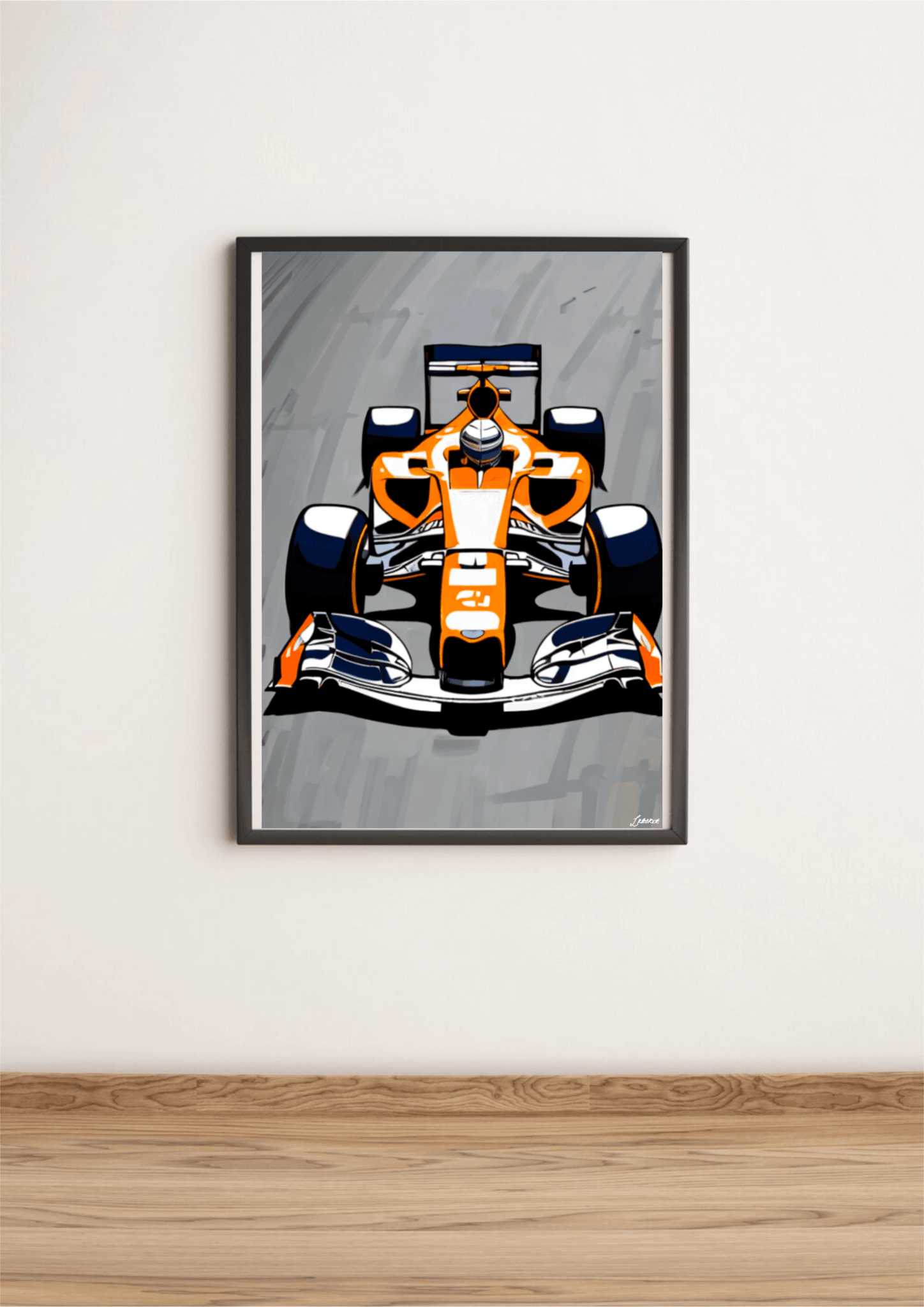 Formula 1 Art Print | High - Speed Racing Wall Decor | Buy Online from The Home Crafters