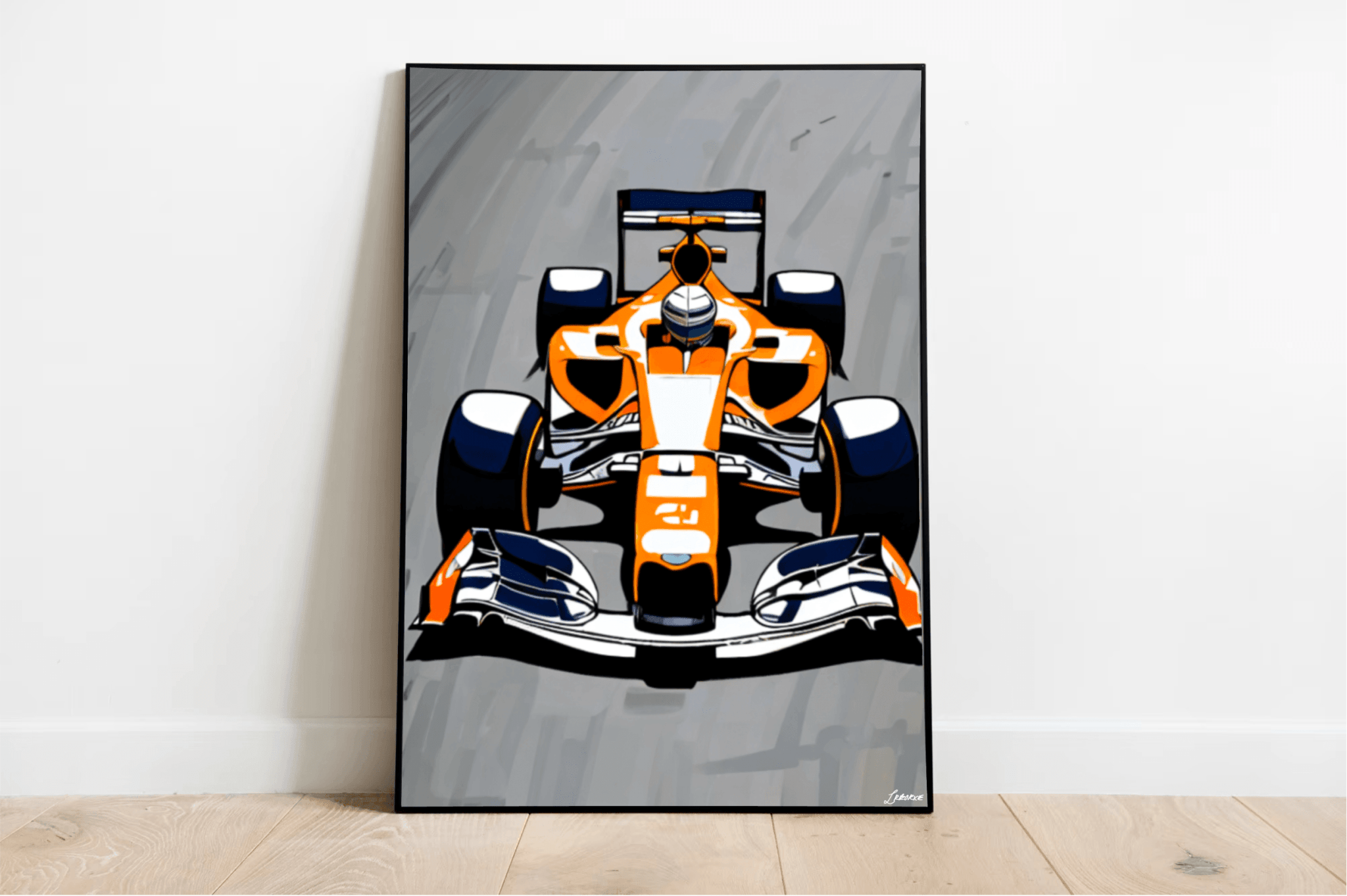 Formula 1 Art Print | High - Speed Racing Wall Decor | Buy Online from The Home Crafters