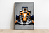 Formula 1 Art Print | High - Speed Racing Wall Decor | Buy Online from The Home Crafters