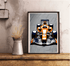 Formula 1 Art Print | High - Speed Racing Wall Decor | Buy Online from The Home Crafters