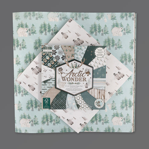First Edition 6x6" Christmas Paper Pad - Arctic Wonder