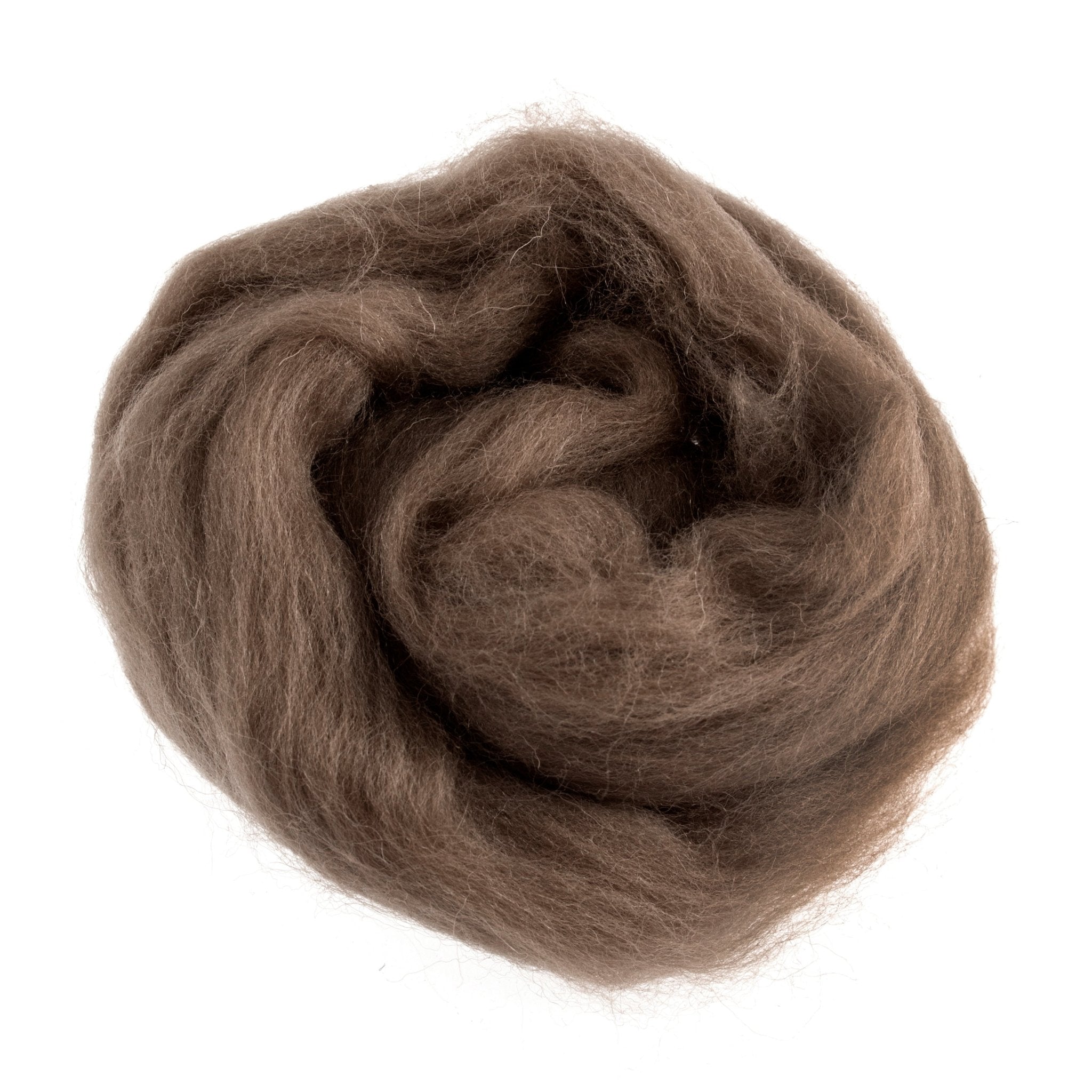 Natural Wool Roving: 10g: Taupe | Buy Online from The Home Crafters