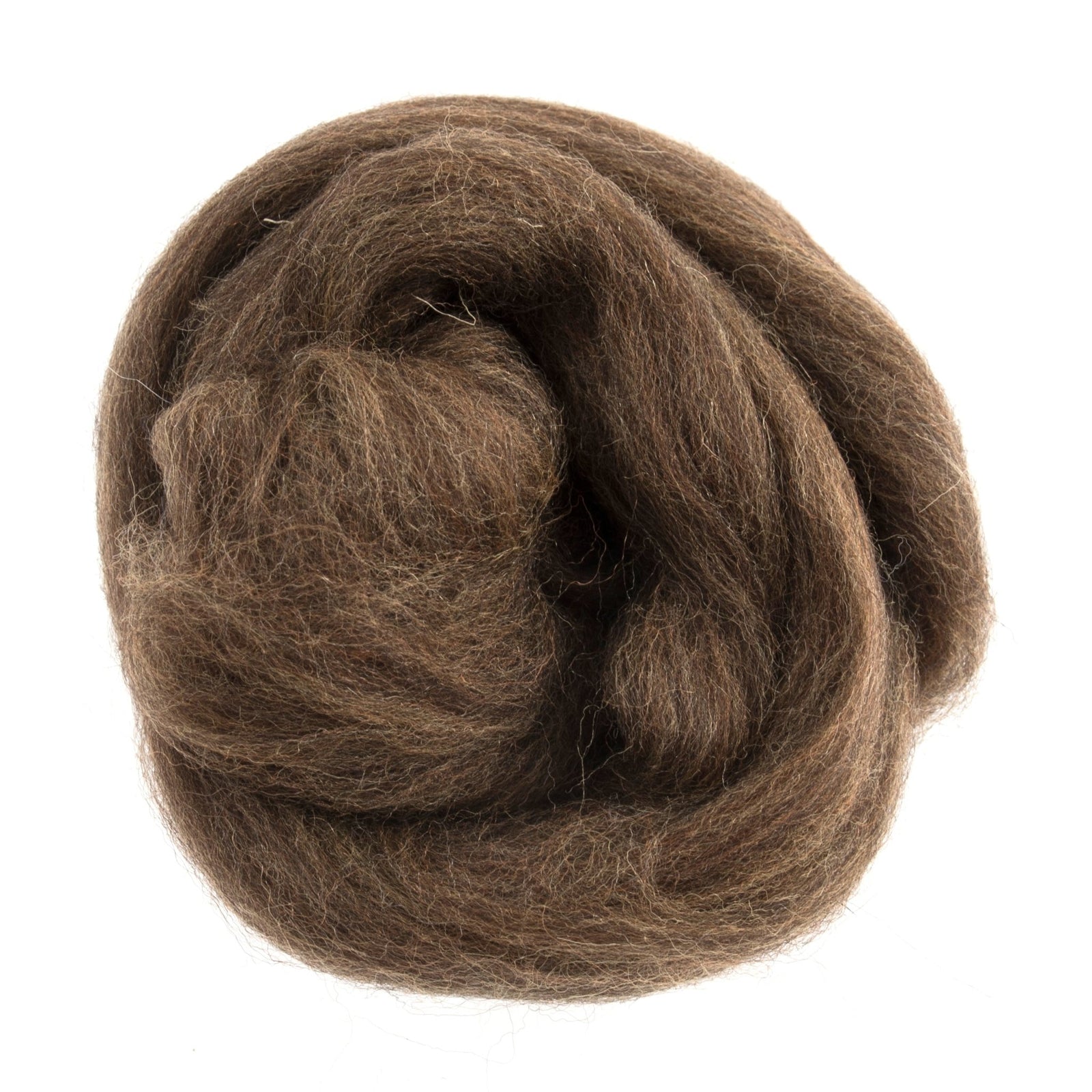 Natural Wool Roving: 10g: Light Brown | Buy Online from The Home Crafters