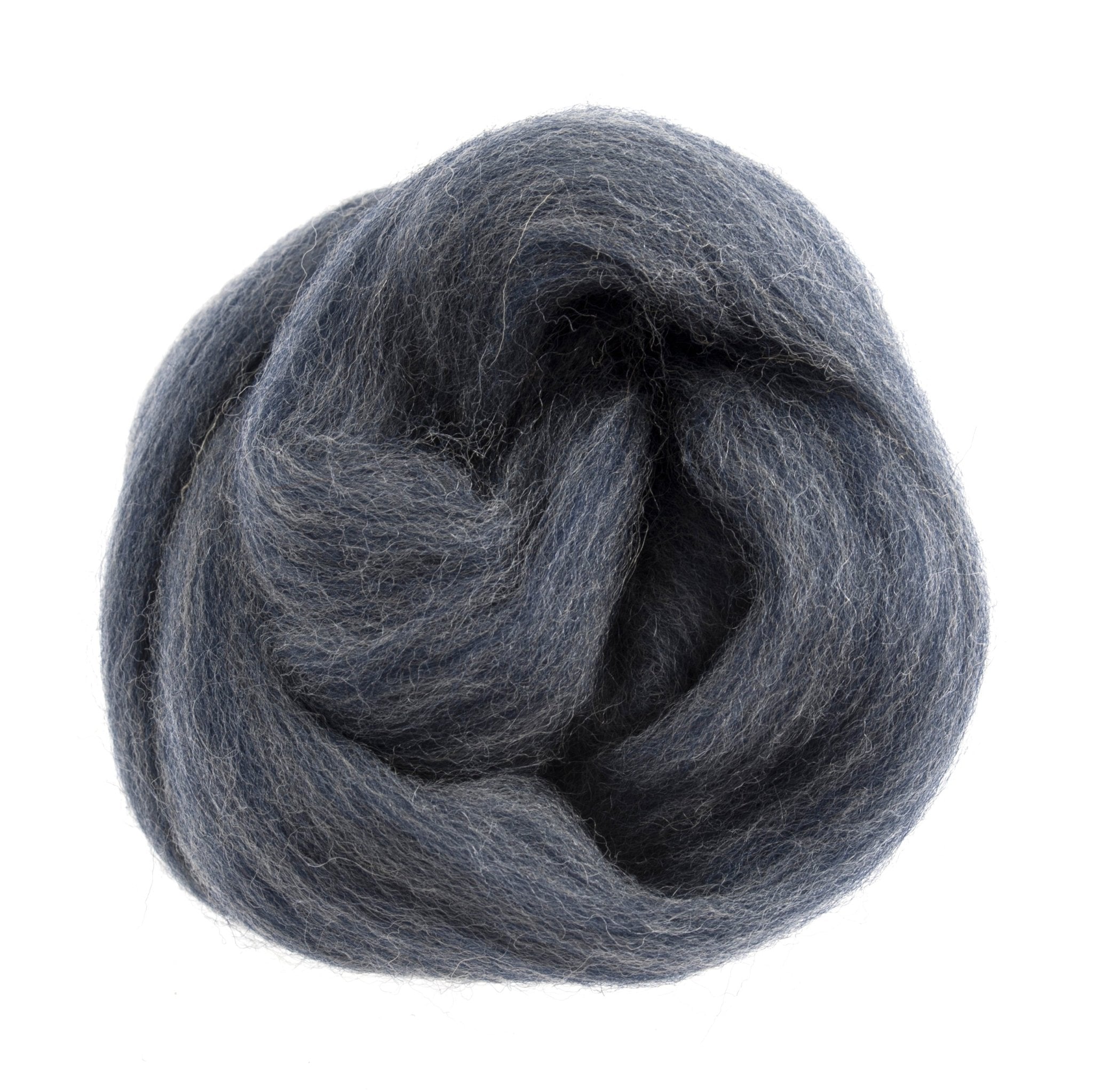 Natural Wool Roving: 10g: Melange Blue | Buy Online from The Home Crafters
