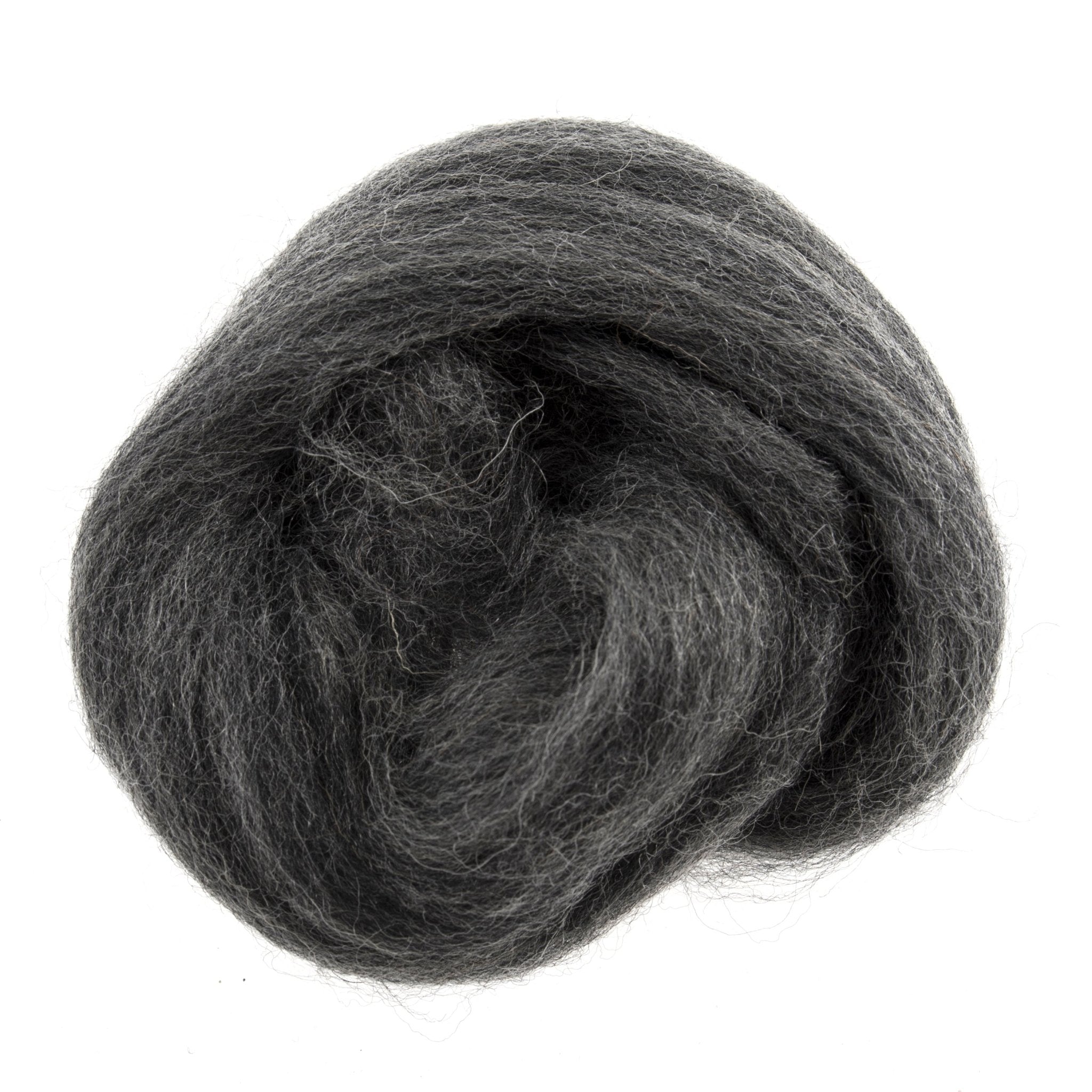 Natural Wool Roving: 10g: Melange Grey | Buy Online from The Home Crafters