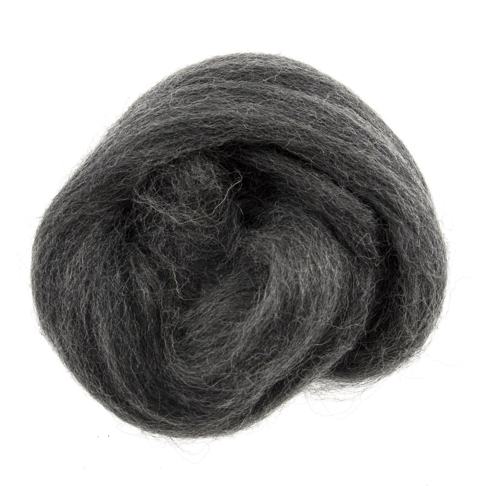 Natural Wool Roving: 10g: Melange Grey | Buy Online from The Home Crafters