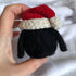 Handmade Needle Felted Penguin with Santa Hat - | Buy Online from The Home Crafters