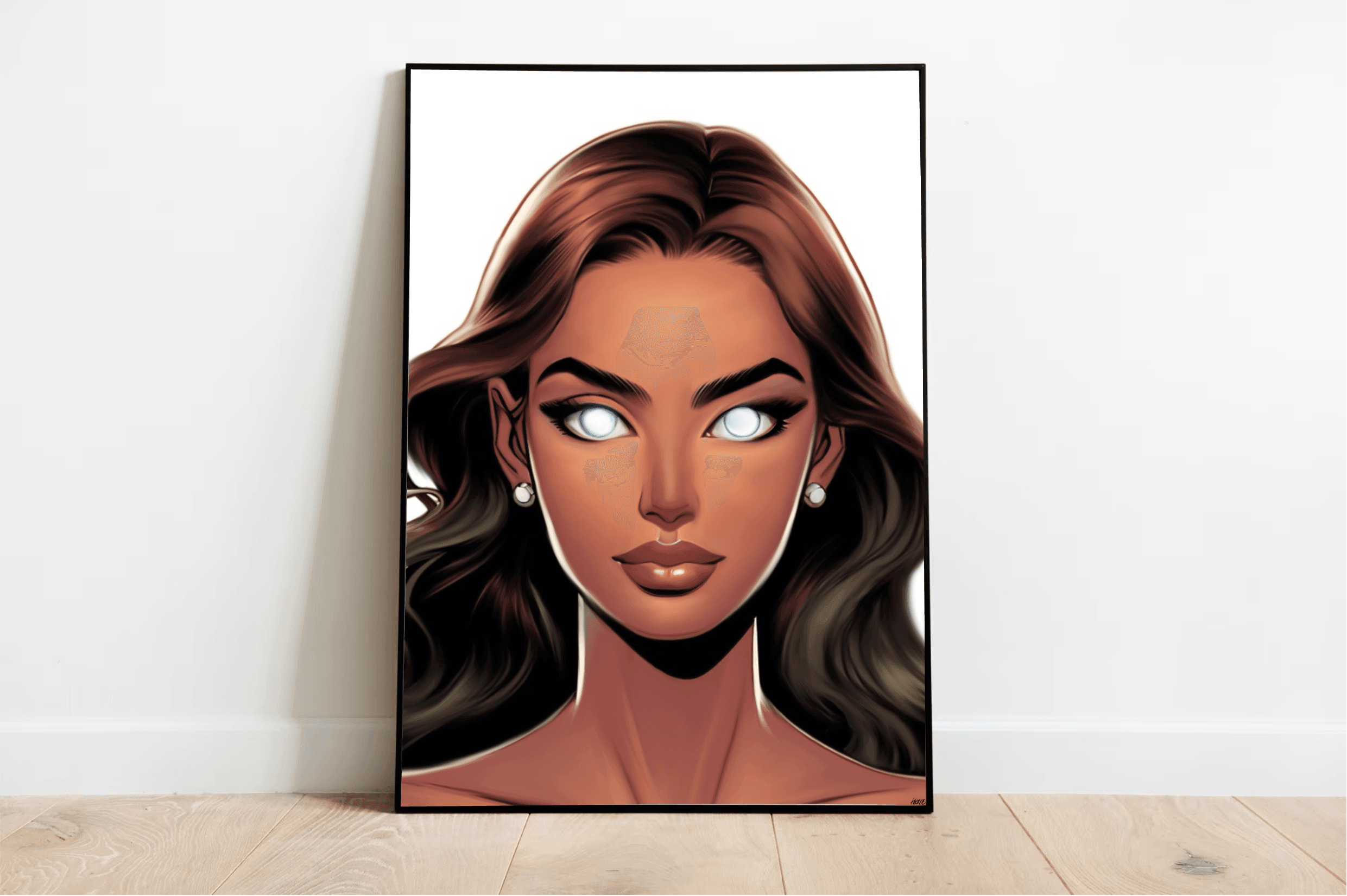 Female Gaze Art Print | Empowering Feminine Wall Decor | Buy Online from The Home Crafters