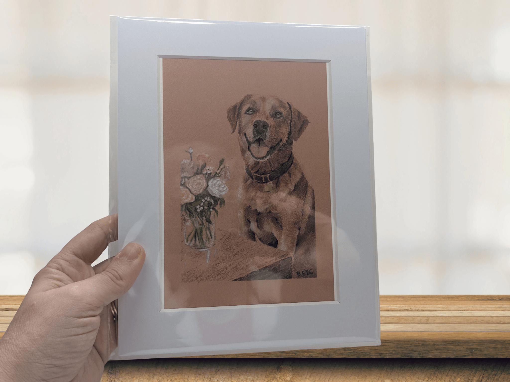 Fox Red Lab Giclee Art Print - A5 | Buy Online from The Home Crafters