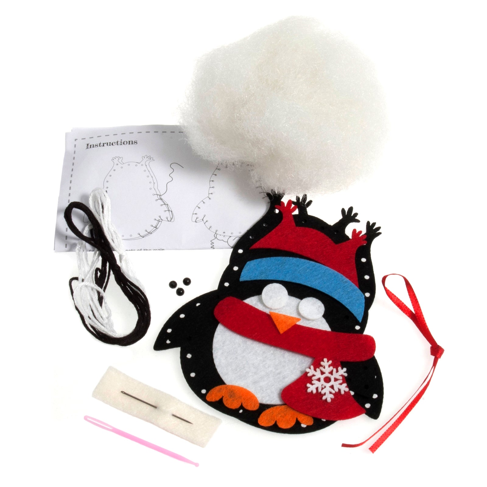 Trimits Felt Decoration Kit: Penguin | Buy Online from The Home Crafters