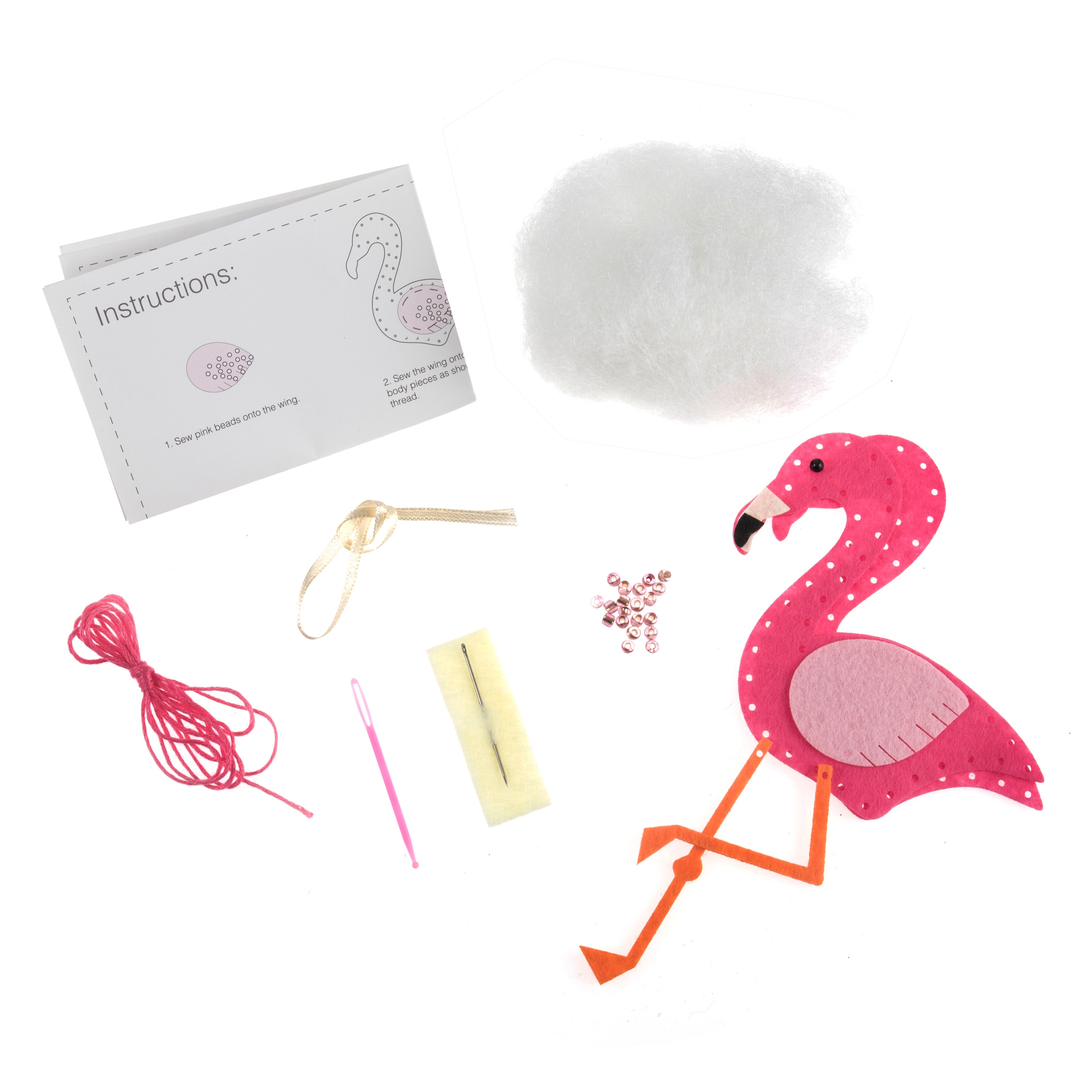 Trimits Felt Decoration Kit: Flamingo