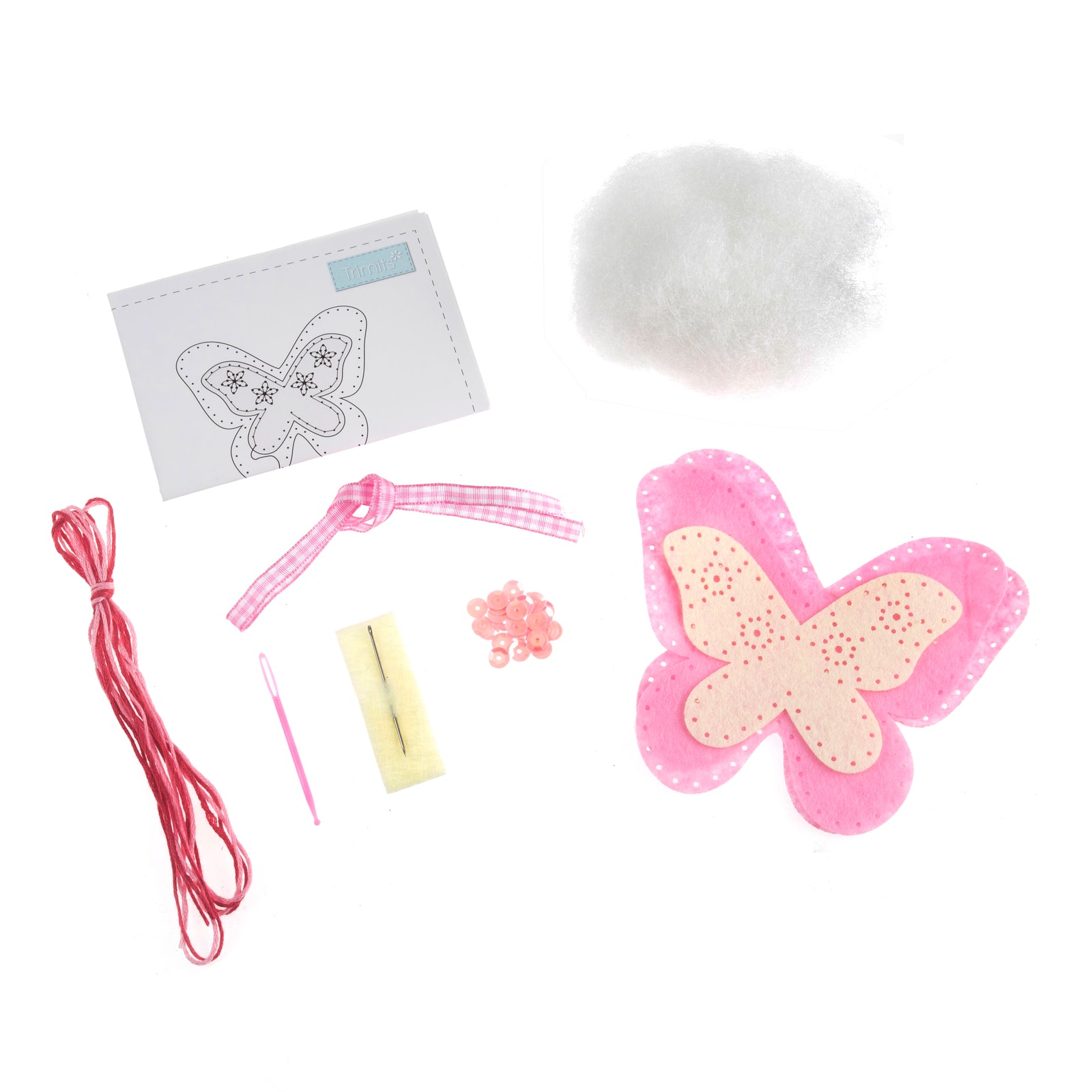 Trimits Felt Decoration Kit: Butterfly