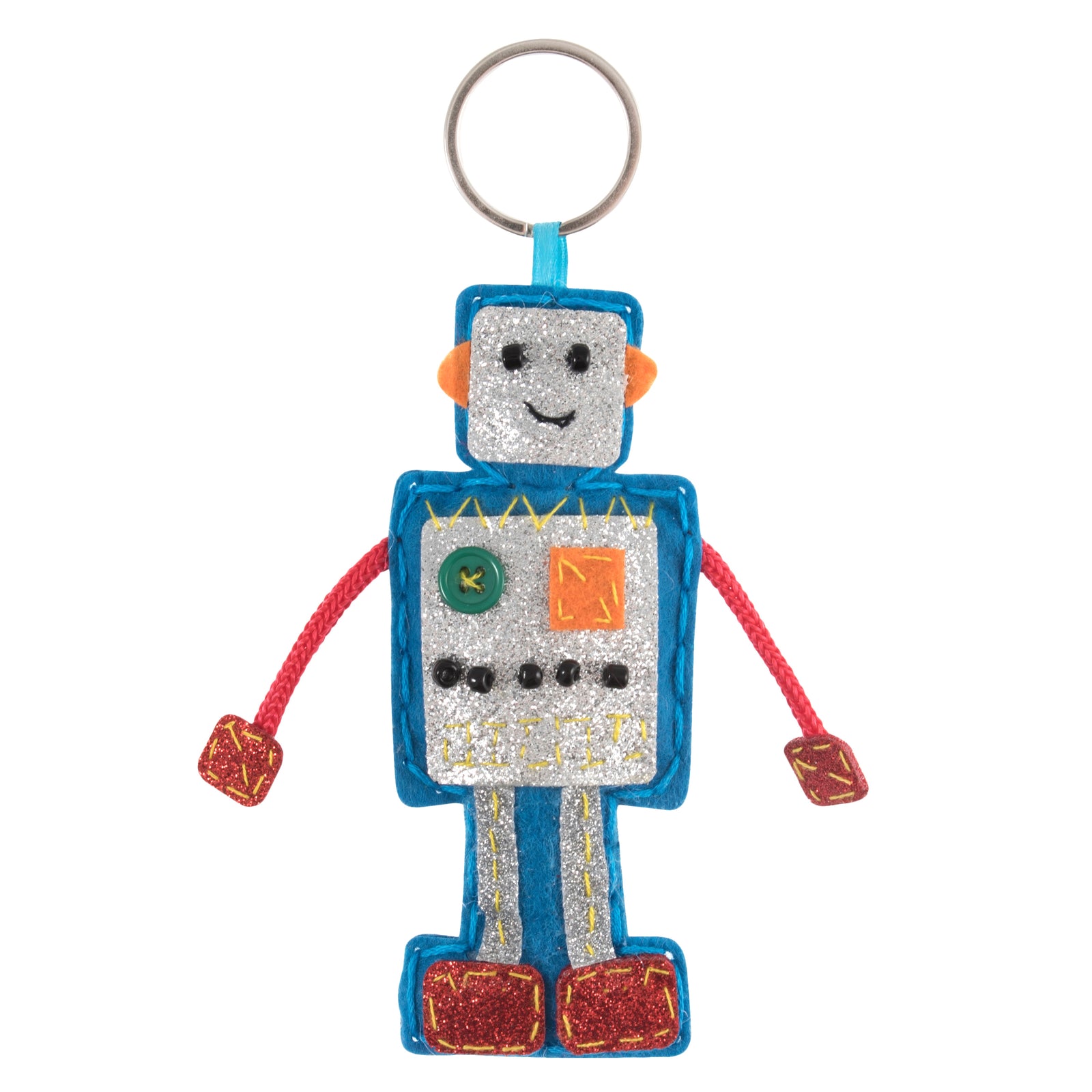 Trimits Felt Decoration Kit: Robot Keyring