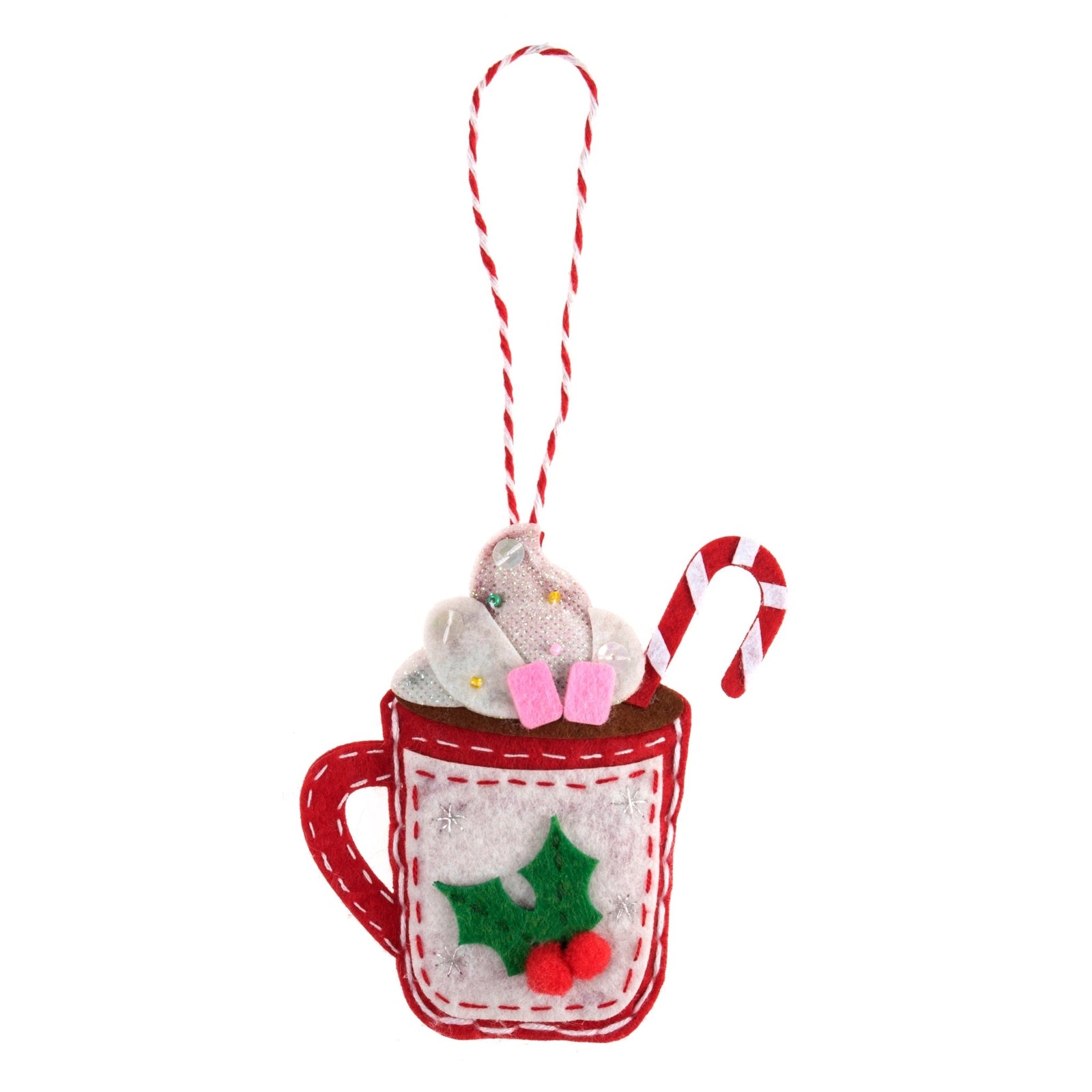 Trimits Felt Decoration Kit: Christmas Hot Chocolate | Buy Online from The Home Crafters