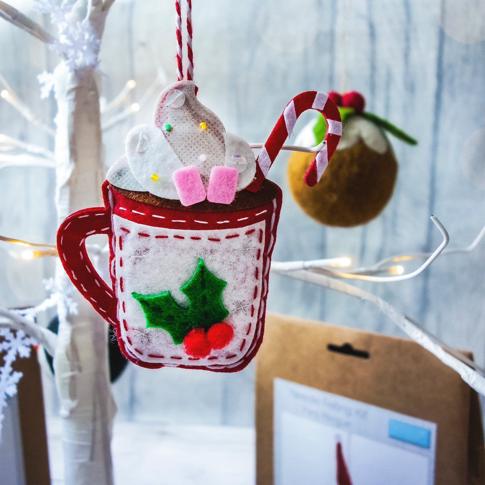 Trimits Felt Decoration Kit: Christmas Hot Chocolate | Buy Online from The Home Crafters