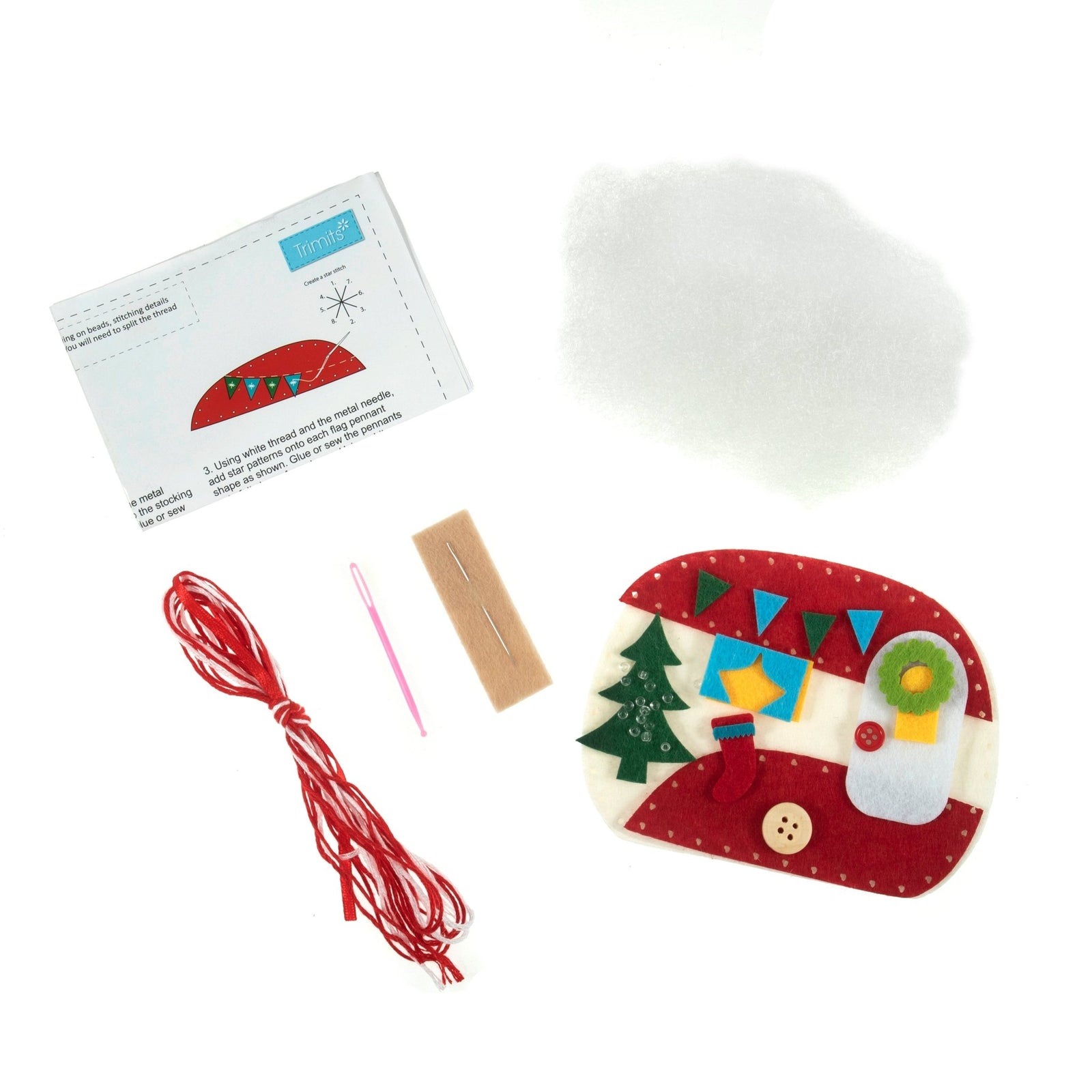 Trimits Felt Decoration Kit: Christmas: Caravan | Buy Online from The Home Crafters
