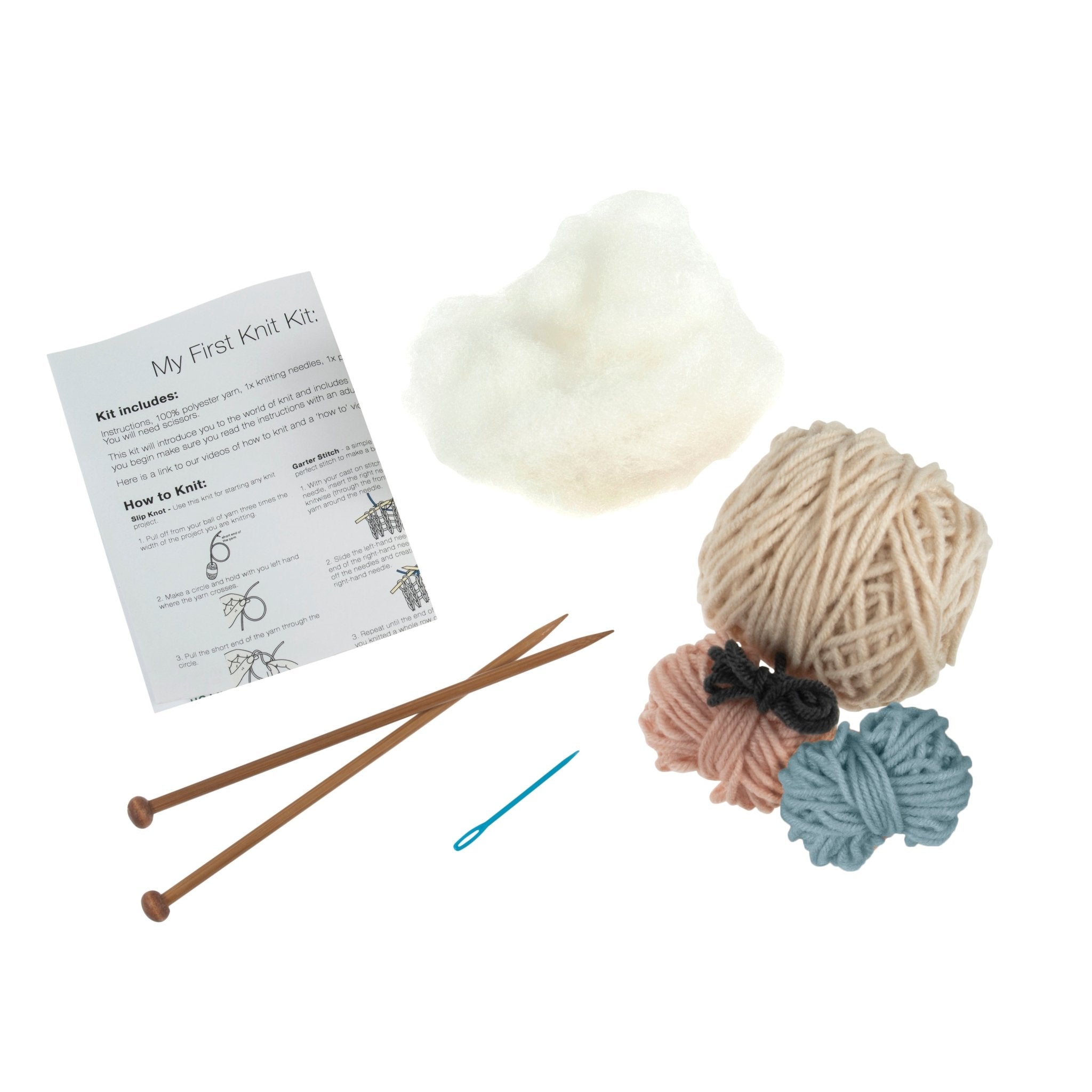 Trimits My First Knitting Kit: Bunny in Scarf