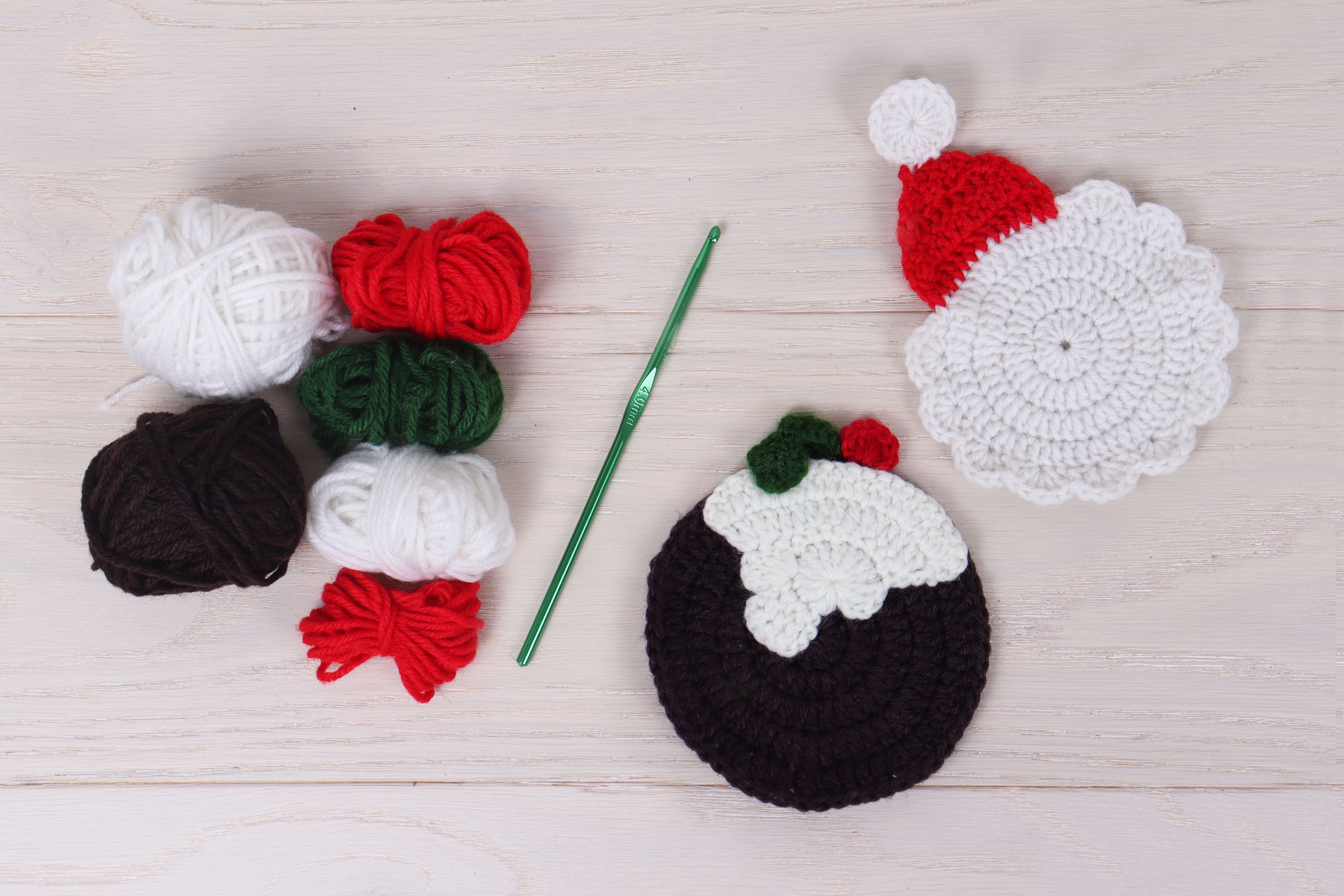 Trimits Crochet Kit: Make Your Own Festive Coasters