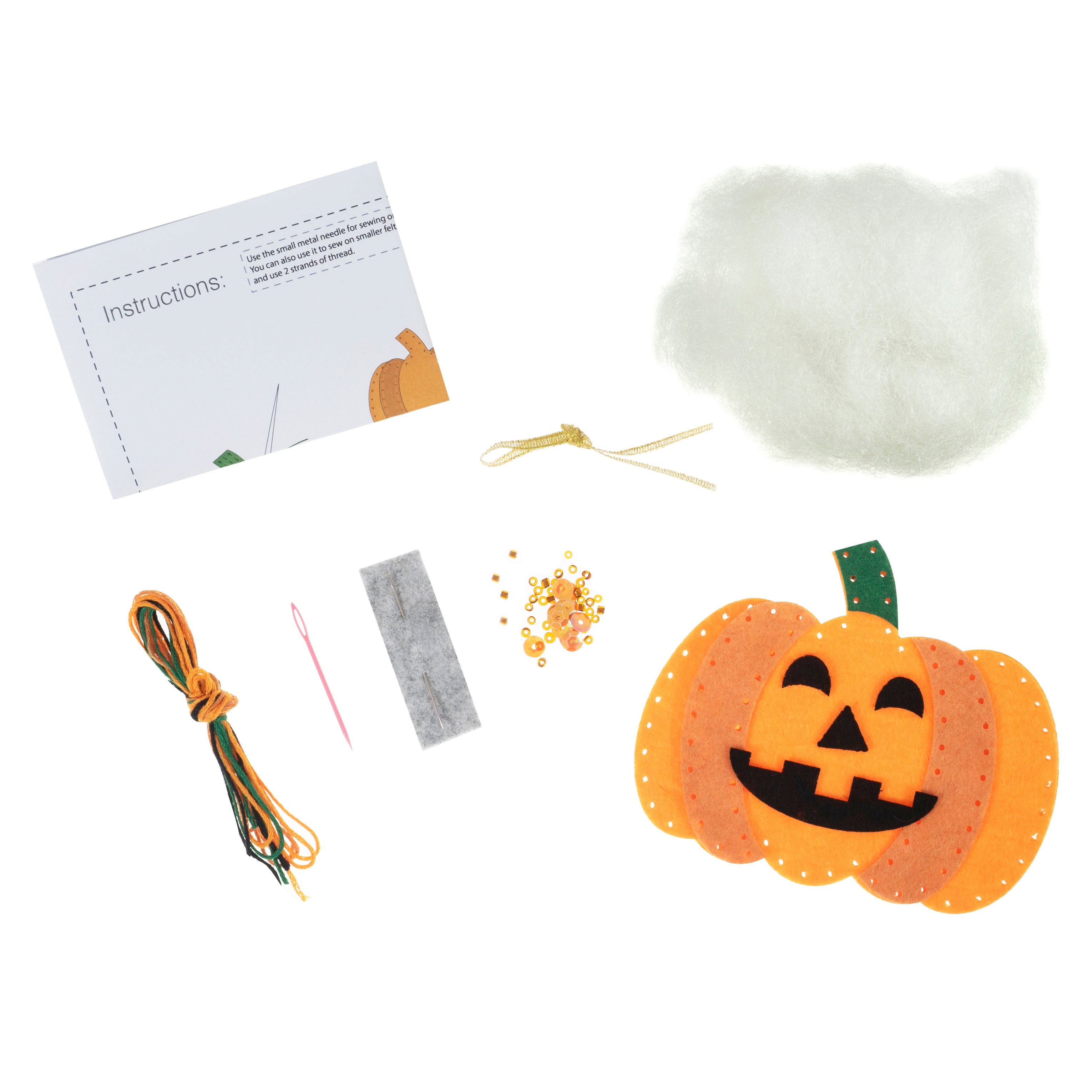 Trimits Felt Decoration Kit: Pumpkin