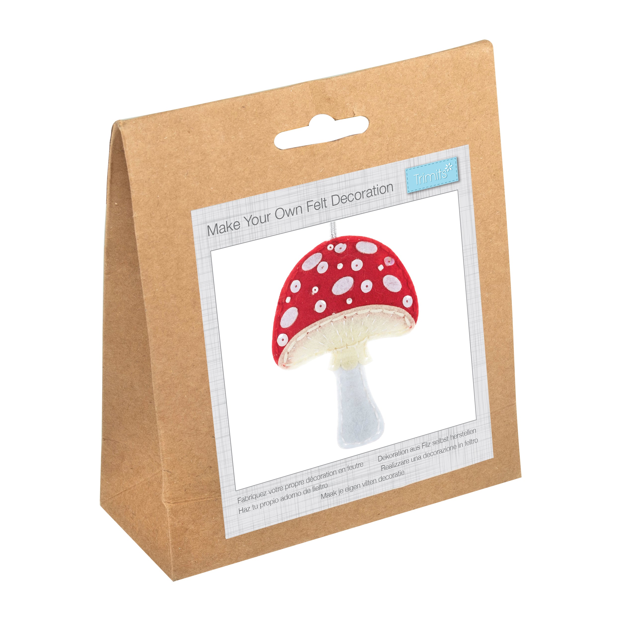 Trimits Felt Decoration Kit: Toadstool