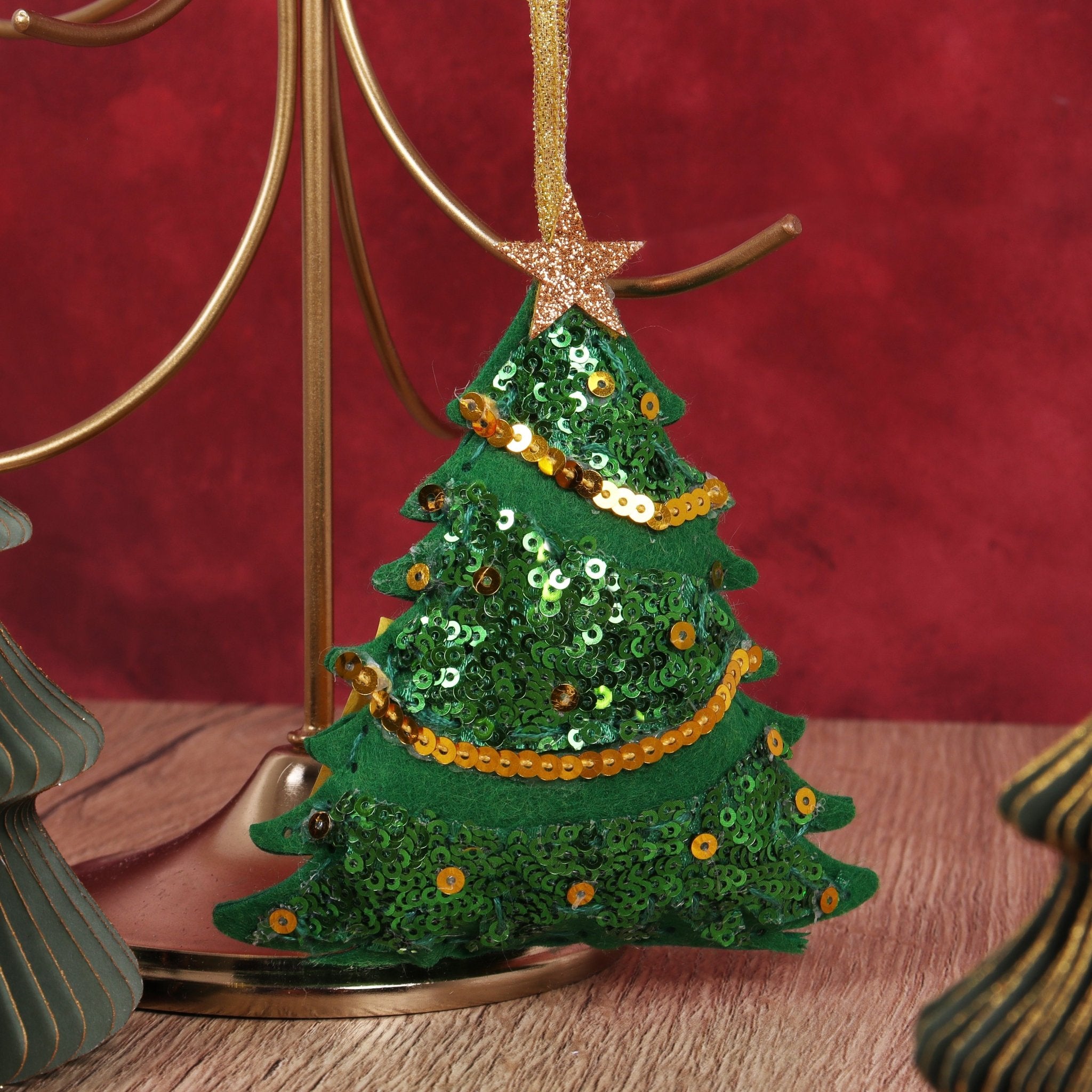 Trimits Festive Felt Decoration Kit: Sequin Christmas Tree | Buy Online from The Home Crafters
