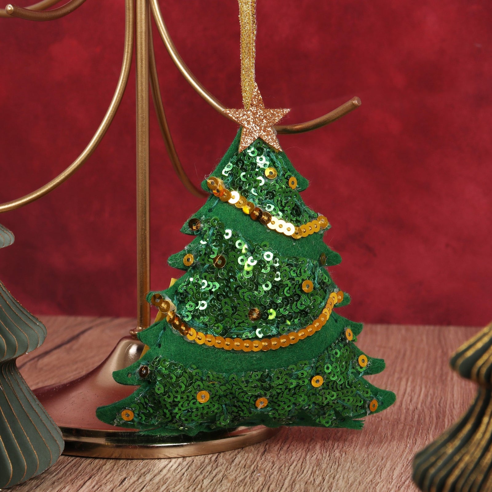 Trimits Festive Felt Decoration Kit: Sequin Christmas Tree | Buy Online from The Home Crafters