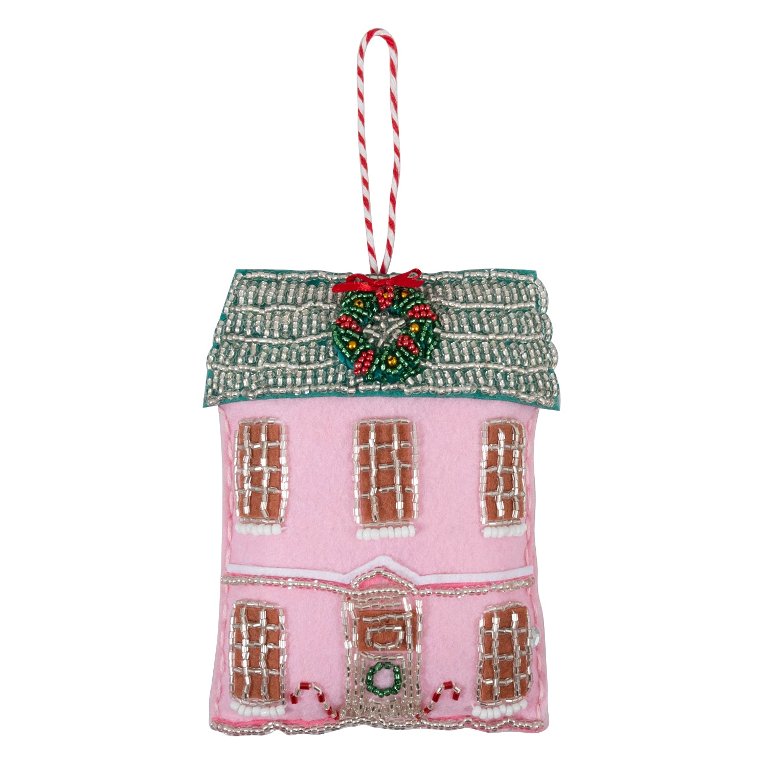 Trimits Festive Felt Decoration Kit: Beaded Christmas House | Buy Online from The Home Crafters