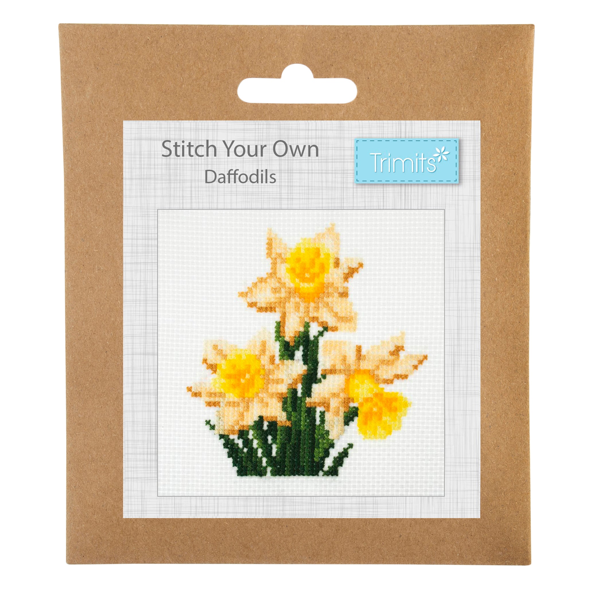 Trimits Mini Cross Stitch Kit: Daffodil