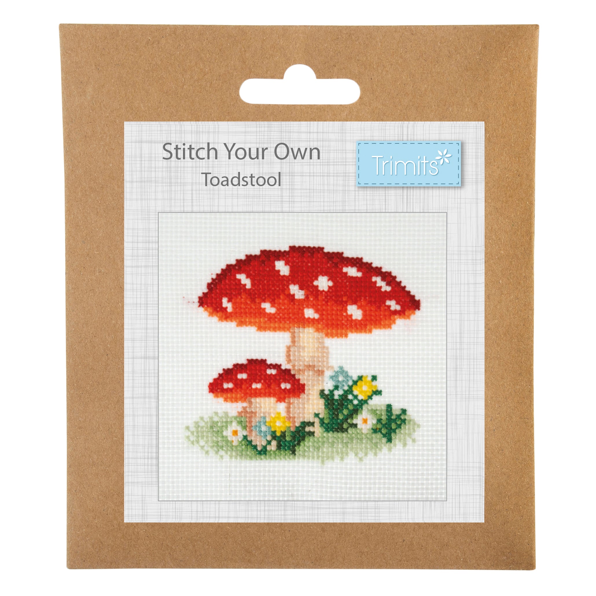 Trimits Mini Cross Stitch Kit: Toadstool