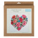 Trimits Large Counted Cross Stitch Kit: Floral Heart | Buy Online from The Home Crafters