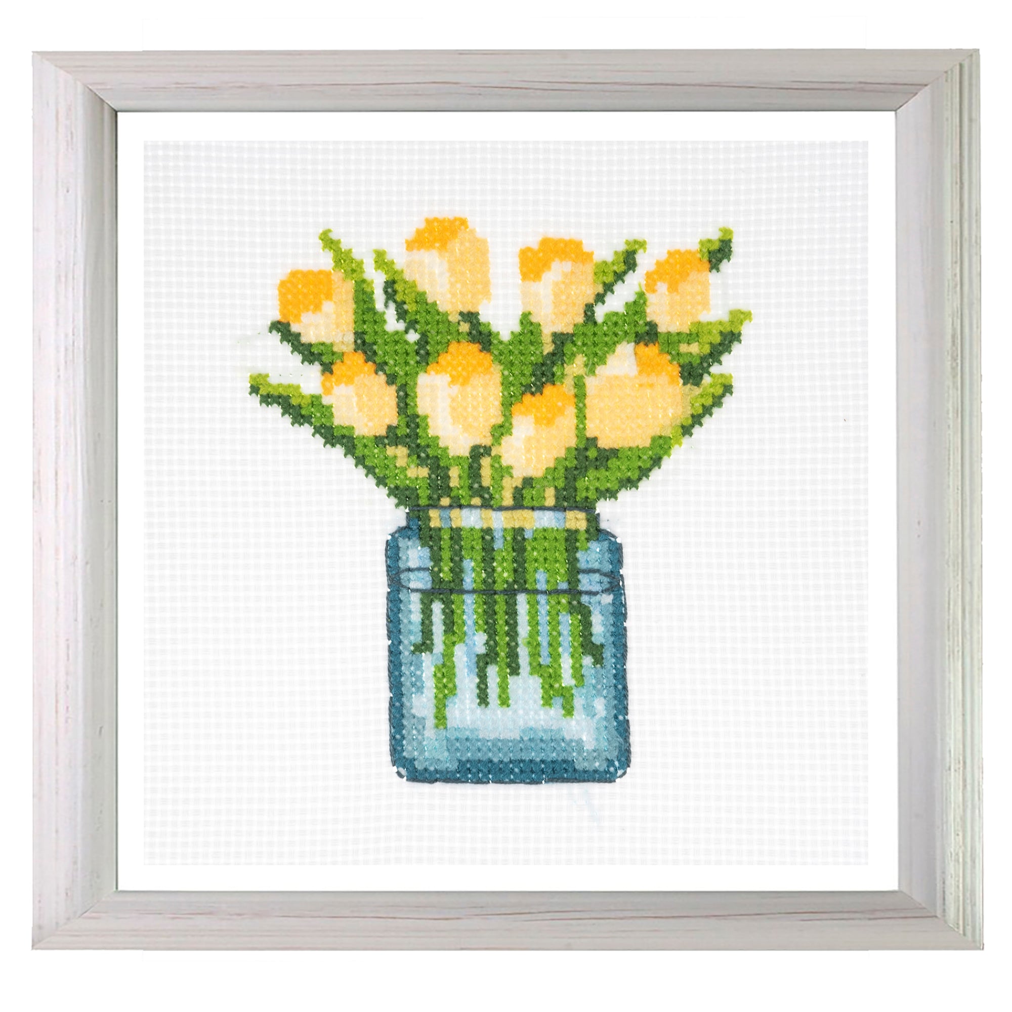 Trimits Mini Counted Cross Stitch Kit: Tulips