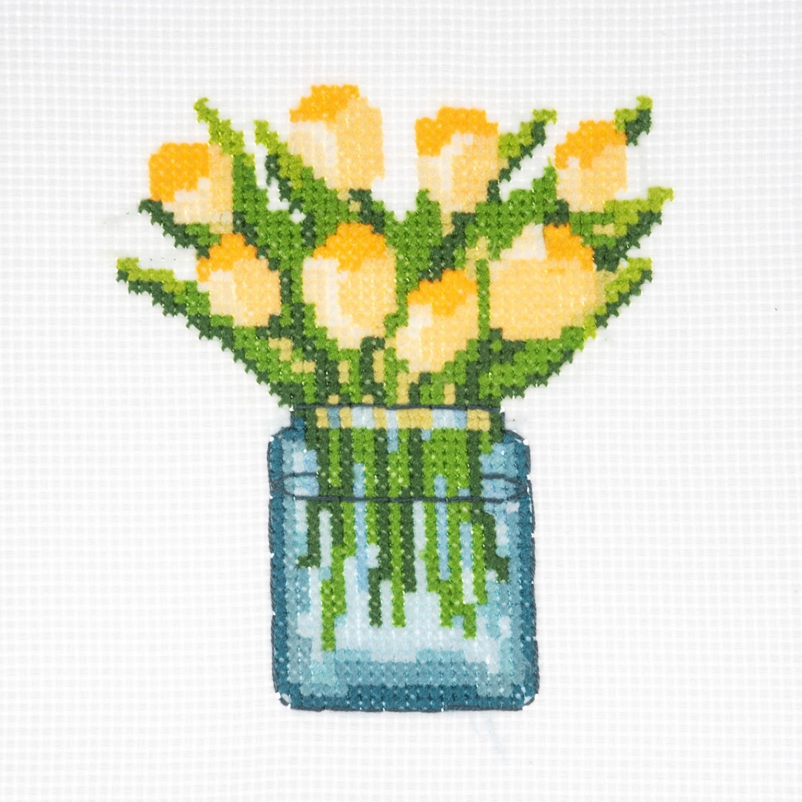 Trimits Mini Counted Cross Stitch Kit: Tulips | Buy Online from The Home Crafters