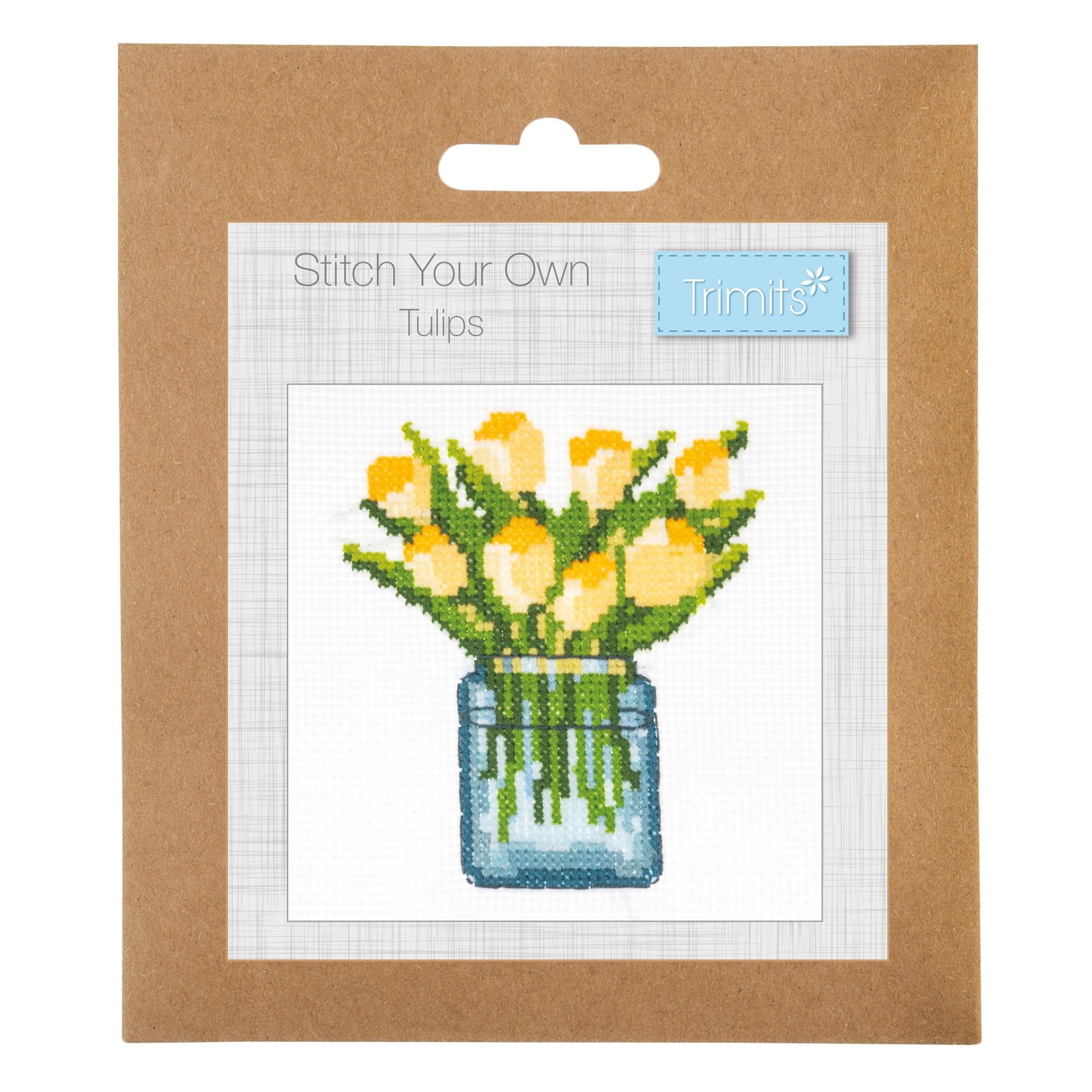 Trimits Mini Counted Cross Stitch Kit: Tulips