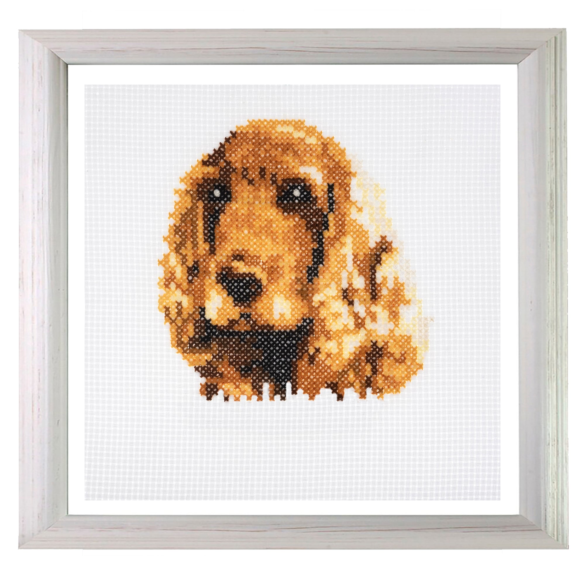 Trimits Mini Counted Cross Stitch Kit: Cocker Spaniel Dog