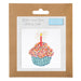 Trimits Mini Counted Cross Stitch Kit: Birthday Cake | Buy Online from The Home Crafters