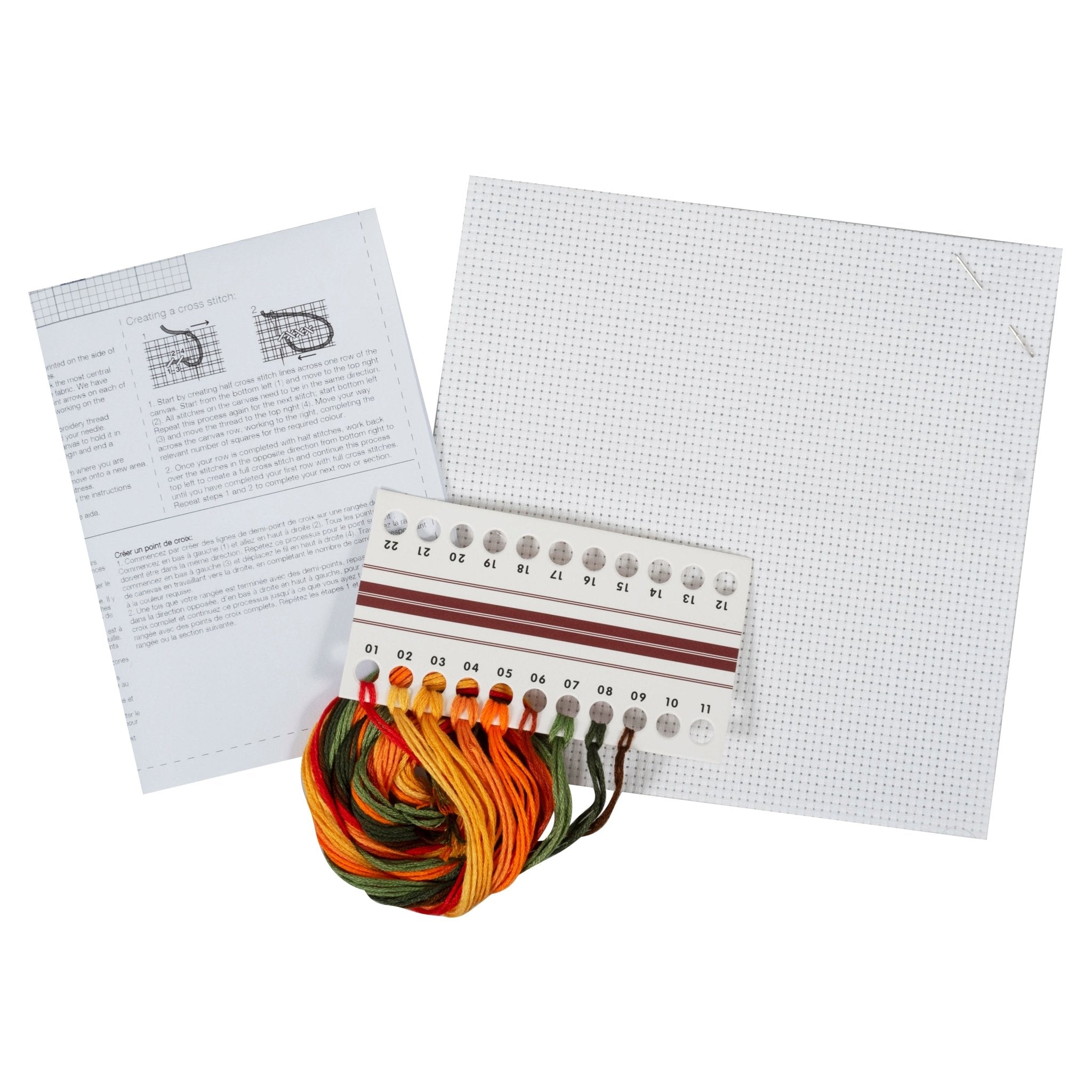 Trimits Mini Counted Cross Stitch Kit: Pumpkin | Buy Online from The Home Crafters