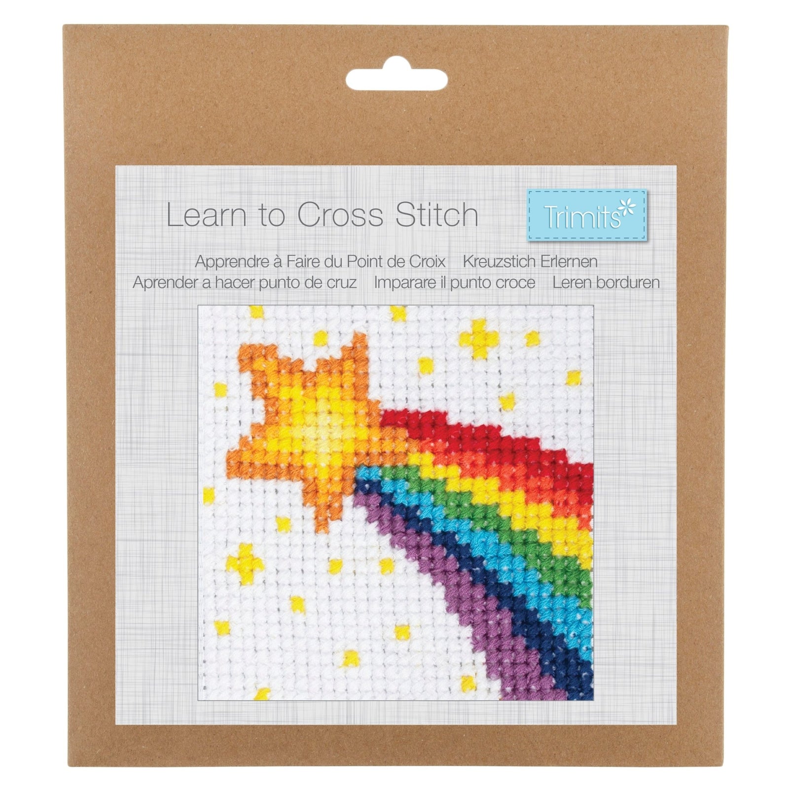 Trimits Counted Cross Stitch Kit: Rainbow | Buy Online from The Home Crafters