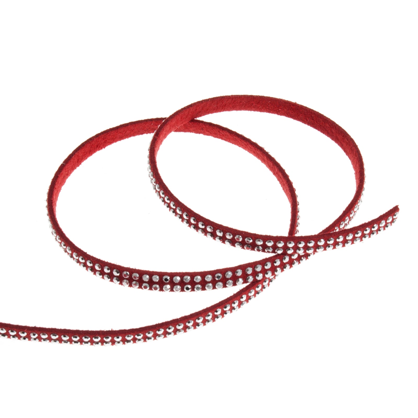 Trim: Faux Suede Diamante: 5mm