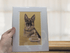 German Shepherd Giclee Art Print - A5 | Buy Online from The Home Crafters