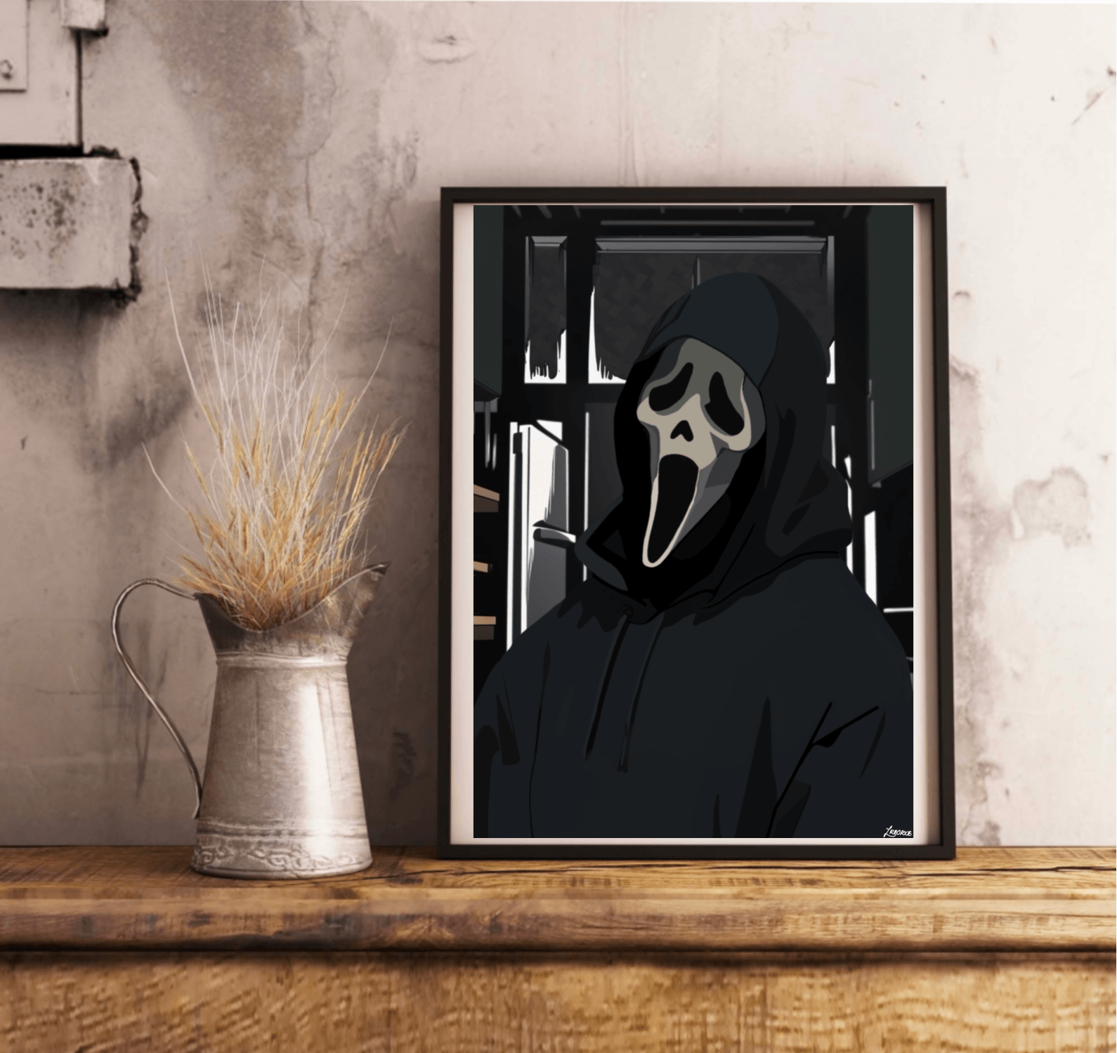 Ghost Face Wall Art – Horror Kitchen Aesthetic | Buy Online from The Home Crafters