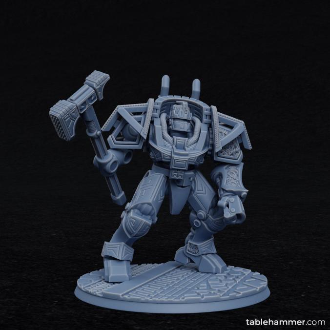 Clockwork Ancient - Space Dwarf golem mech | Buy Online from The Home Crafters