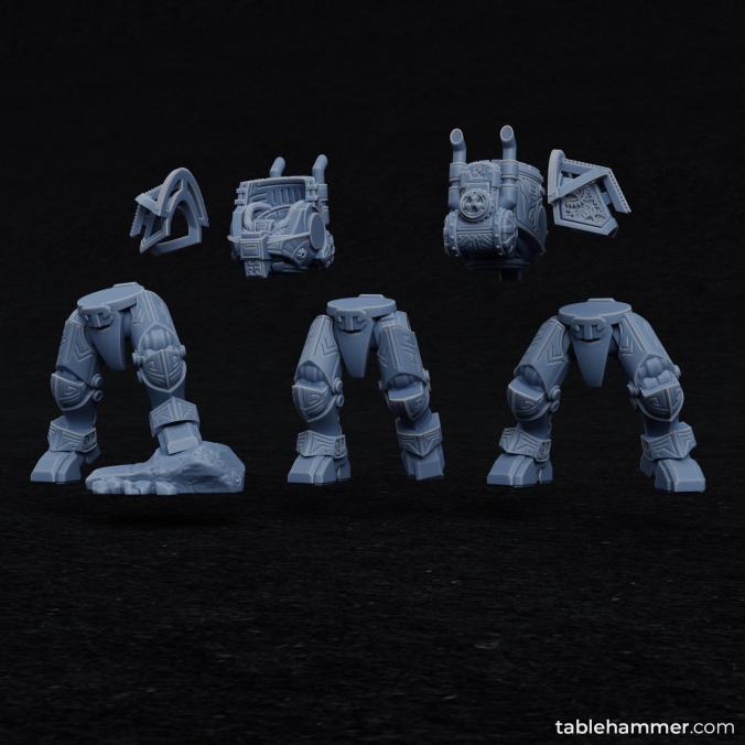Clockwork Ancient - Space Dwarf golem mech | Buy Online from The Home Crafters