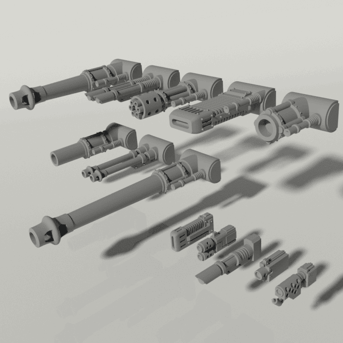 Grim Battle Tank Weapon Kit | Buy Online from The Home Crafters