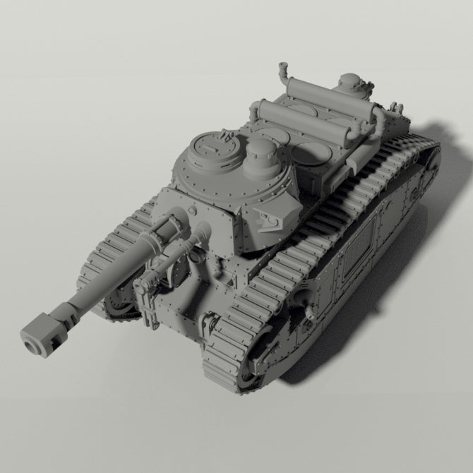 Grim Char 2C Heavy Tank | WWII inspired sci - fi battle tank for Wargaming | Buy Online from The Home Crafters