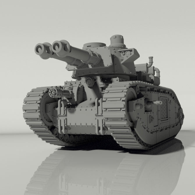 Grim Char 2C Heavy Tank | WWII inspired sci - fi battle tank for Wargaming | Buy Online from The Home Crafters