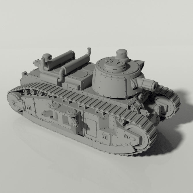 Grim Char 2C Heavy Tank | WWII inspired sci - fi battle tank for Wargaming | Buy Online from The Home Crafters