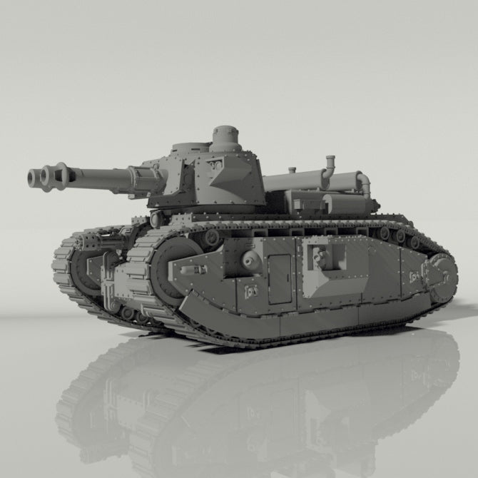 Grim Char 2C Heavy Tank | WWII inspired sci - fi battle tank for Wargaming | Buy Online from The Home Crafters